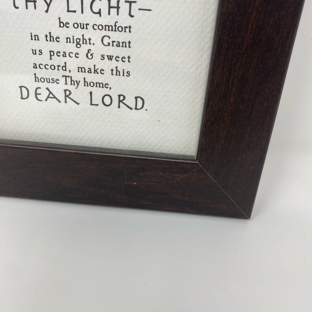Brown Framed Inspirational Wall Art